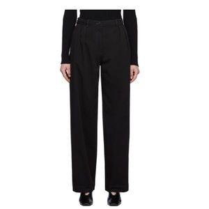 Acne Studios Pavi Black Cotton Trousers